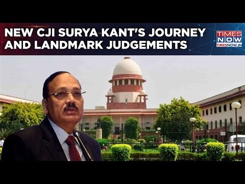 New Chief Justice Of India Surya Kant's Inspiring Journey And Landmark Judgments