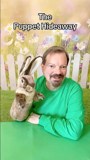 Puppet of the Day – Rabbit stage puppet made by ‪@FolkmanisPuppets‬ – The Puppet Hideaway