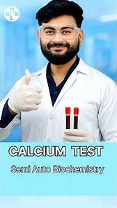Serum calcium test by semi auto biochemistry||#calcium #labtechnician #biochemistry