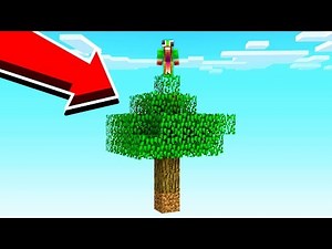SURVIVING WITH ONLY A TREE IN MINECRAFT!