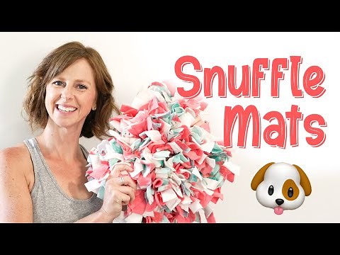 How To Make A Snuffle Mat For Your Dog