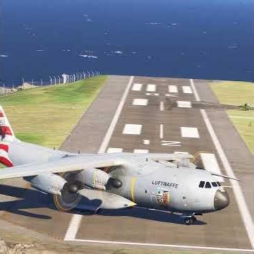 “Air Defender Mission: RAF A400M Heavy Takeoff