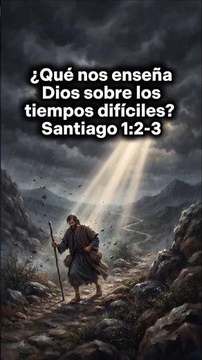 What does God teach us about difficult times? 📖 James 1:2-3