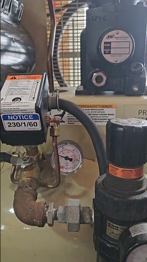 Ingersoll Rand Air Compressor up and running #compressor #automobile #mechanic #diy
