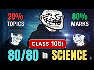 1 Video = 80/80 in Science class 10 🔥| class 10 science most important topics 💀| science class 10