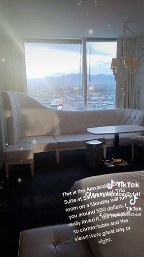 This is the Alexandria Ultra suite at Sahara Hotel. The Blanca rooms as well as most of the Marra rooms are updated as well. Only room that was outdated was the all white Marra room the blinds were broken and the couch was so old and used. I would definetly stay here again in the Ultra suite however be ready to pay upwards of around 500 for a Monday. #fabulouslasvegas #saharahotel #saharahotelandcasino #saharahotelincasinolasvegas #lasvegas #lasvegasrooms #lasvegassuites #lasvegasstrip #lasvegas