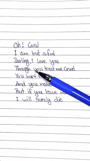 Oh carol lyrics by Neil Sedaka #songlyrics #neilSadaka #ohcarol #lyrics