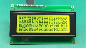 [Hot Item] Stn Yellow/Green Transflective Monochrome 20X4 Character LCD Module 2004