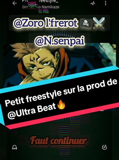 @Zoro L'Frerot🪳 @N.Senpai @Ultra Beats J'ai essayé de faire un petit freestyle j'attends les verdicts en commentaire 🙏. Et dites moi si vous voulez que j'en fasse plus #freestylerap #freestyle #rap #tiktokcameroun🇨🇲 #tiktokfrance🇨🇵