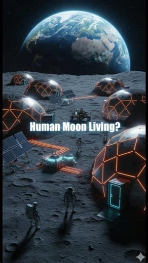 Can Humans Really Live on the Moon? #space #cosmicexploration #spacescience