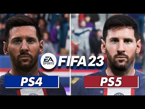 FIFA 23 - PS5 vs PS4 | (Faces/Graphics/Gameplay/UEFA Celebration) COMPARISON | [4K Next-Gen]