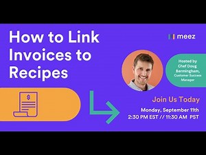 How to Link Invoices to Recipes in meez