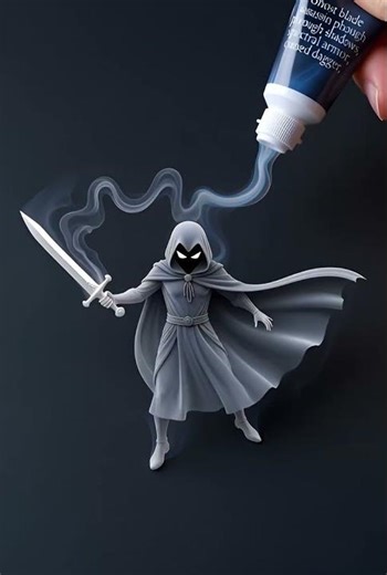 Ghost blade assassin #ai #cutecats #art #aivideo #marvel #asmr #digitalart #viral #cartoon