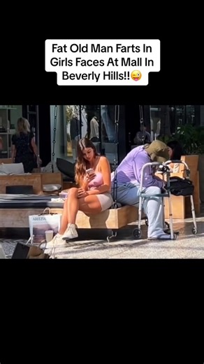 Fat Old Man Farts In Girls Faces At Mall In Beverly Hills!! #fart #farting #fartprank #fartingprank #wetfart #eyecontact #guessmyfart #fartspray #fartsarefunny #funnyprank #oldmanfarts | Royally Turnt Tv