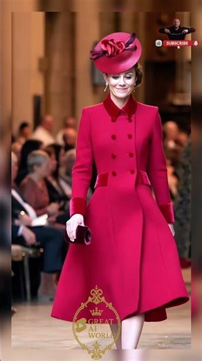 #royal Princess Catherine’s Stunning Royal Walk 💃✨ | Shaggy – Sexy Lady #shorts