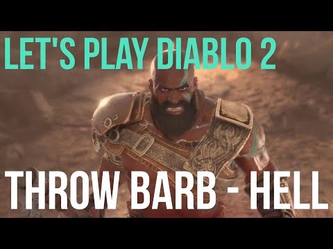 [Hell Pt 1] Throw Barbarian Guided Playthrough | Diablo 2 Resurrected