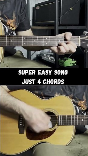 How to Play "Let Her Cry" (Super Easy Guitar Play Along) #hootieandtheblowfish