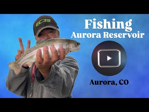Fishing at Aurora Reservoir in Aurora, Colorado