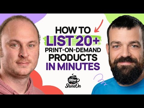 How to List 20+ Print-on-Demand Products in Minutes (Live Demo)