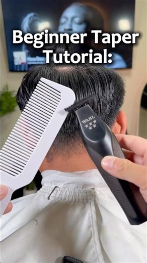 Beginner Taper Tutorial ✨ Barber POV with STEP BY STEP ✏️