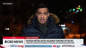 Russia blames Ukraine for military base drone strikes, responds with air assault