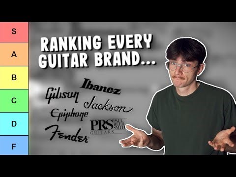My Guitar Brands Tier List
