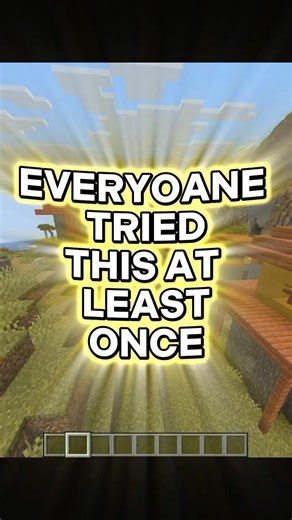 Minecraft Trick Everyone’s Done at Least Once #minecraft #shorts