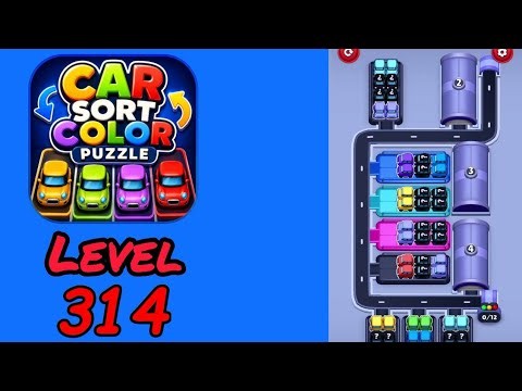 Car Sort Color Puzzle Level 314 Walkthrough
