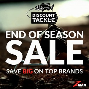 We know the fishing isn't over for everyone, but as the busy season closes out, we have decided to cut our prices on Z-Man, Strike King, and more, to get you geared back up and ready for next season. Save up to 30% on the tackle you use and love! Free Shipping on $59 orders 99% same day shipping | Discount Tackle