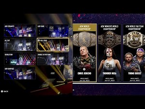 AEW Fight Forever Overview: Roster, Skills, Arenas, Match Types, Championships & More