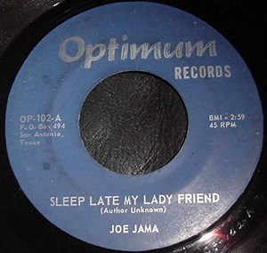 Joe Jama - Sleep Late My Lady Friend / My Life