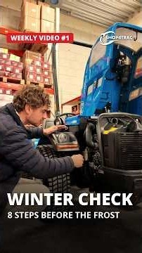 Winter Check for Your Compact Tractor: 8 Steps Before the Frost #shorts #farming #farmer #service