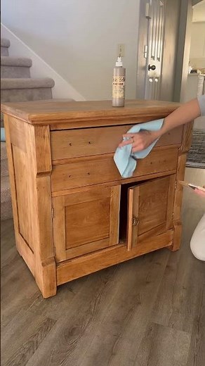 Restoring a Forgotten Gem | The Perfect Natural Wood Stain Reveal #furnituremakeover #diy