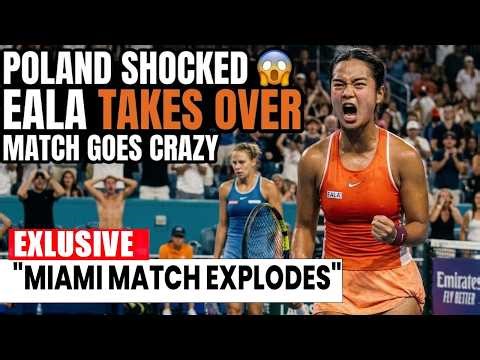 POLAND ON PAUSE! Alexandra Eala vs Magda Linette DRAMA | Miami Open R32 SHOCK!