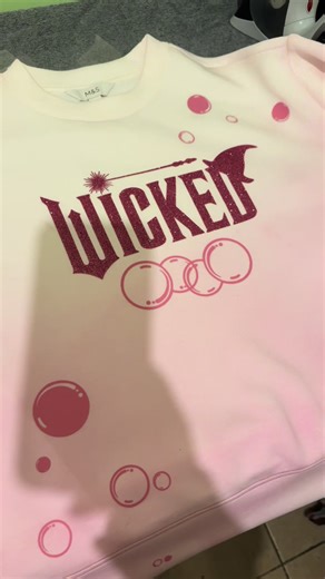 Wicked diy merch @arianagrande #wicked #wickedforgood #glinda #wickedmovie