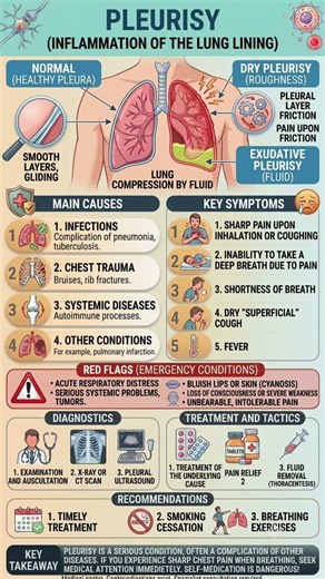 Did you know... Pleurisy: inflammation of the lung lining