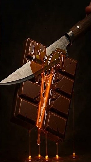 Digital Chocolate Core | 8K Golden Liquid Cinematic Transformation.