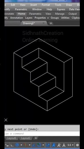 AutoCAD Isometric Drawing