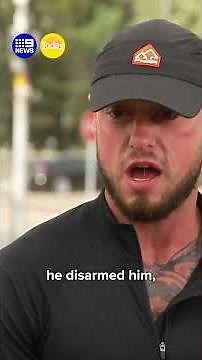 Man describes the moment police take down gunmen | 9 News Australia