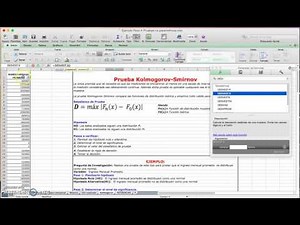 PRUEBA KOLMOGOROV SMIRNOV (Parte I)