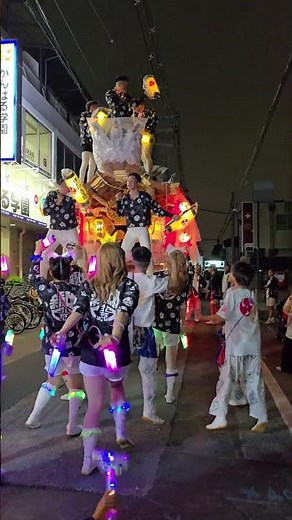 秋祭りで盛り上がる 中新開だんじり❗【中新開諏訪神社 秋祭り】2025年大阪府東大阪市 Danjiri