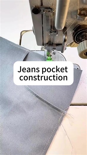 How to make jeans pocket #diysewingpattern #sewingforbeginners #sewing101 #sewingtips