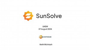 Keith McIntosh - SunSolve - PV LIGHTHOUSE