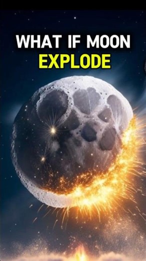 What If the Moon Exploded Right Now?😱🌙 #shorts