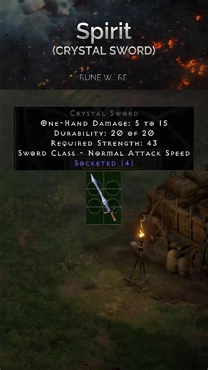 Feel Good to Make this..#38😎Rune Word Spirit(Sword)🙌#season12 #seasonstart #diablo2 #d2r #subscribe