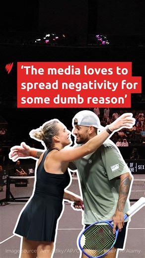 Nick Kyrgios beat Aryna Sabalenka 6‑3, 6‑3 on Sunday in a 'Battle of the Sexes' exhibition match billed as a modern take on Billie Jean King's famous win over Bobby Riggs over 50 years ago. The clash between four-time Grand Slam champion Sabalenka and former world number 13 Kyrgios was billed as entertainment but critics warned it risked reducing women's tennis to a sideshow and trivialising its progress towards equality. Kyrgios and Sabalenka dismissed the negativity surrounding the event, sayi