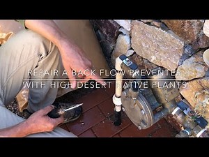How to repair a leaking backflow preventer