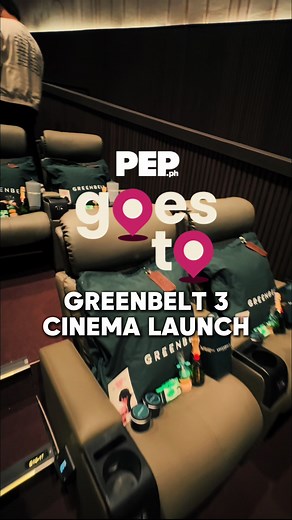 #PEPGoesTo the launch of the newly renovated Greenbelt Cinema 3 in Makati City. Comfy pillows, champagne, popcorn, disposable B&W cam awaited the guests who saw the special screening of the tumultous love story of Wuthering Heights starring Jacob Elordi and Margot Robbie. #PEPLifestyle #PEPvideo #PEPRachelle