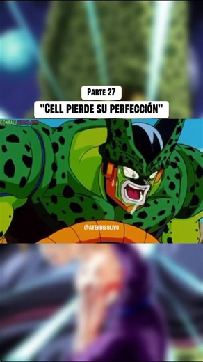 Parte 27 | Tras recibir el golpe definitivo, Cell expulsa al androide 18 y su cuerpo comienza a transformarse. Su poder disminuye drásticamente y, por primera vez, el guerrero perfecto muestra debilidad ante Gohan. #dragonballz #gohanssj2 #sagacell #gohanvscell #animefr