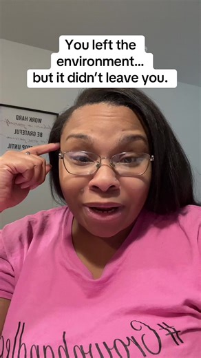 You left the environment… but it didn’t leave you. You changed your life. Your circle. Your surroundings. But your nervous system? Still operating like you’re back there. Still: overthinking over-functioning expecting things to go wrong struggling to relax feeling like you have to do everything alone And you don’t even realize it… You’re responding to a version of life you already survived. This is how trauma works. It doesn’t just affect what you went through. It shapes your patterns, reactions